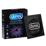 Презервативы, Durex (Дюрекс) 3 шт Перфект глисс