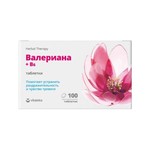 Валериана + Витамин В6, Витатека таблетки 120 мг 100 шт БАД к пище