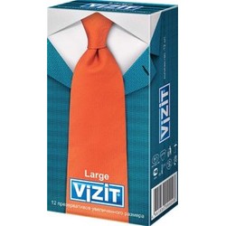 Презервативы Vizit Хай-тек комфорт XL увеличенного размера 12 шт.