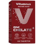 Vitumnus Цинк хелат, Vitumnus (Витумнус) таблетки 25 мг 100 шт