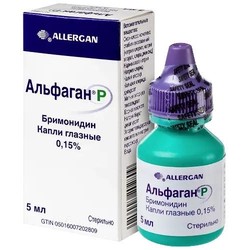 Альфаган Р капли глазн. 0.15% 5 мл 1 шт.