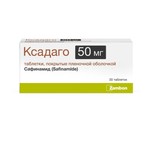 Ксадаго, таблетки покрытые оболочкой пленочной 50 мг 30 шт