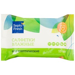 Салфетки влажные SeptoFresh антисептические 15 шт.