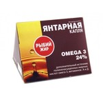 Рыбий жир, Янтарная капля капсулы 300 мг 100 шт омега-3