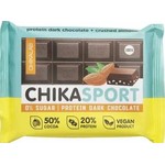 Шоколад темный, Chikalab (Чикалаб) 100 г Чикаспорт протеиновый без сахара с миндалем