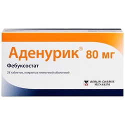 Аденурик табл. п/о пленочной 80 мг 28 шт.