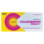 Спазоверин Эффект, таблетки 40 мг 30 шт