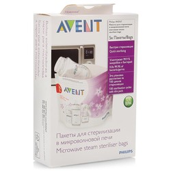 Пакеты для стерилизации в микроволновой печи 5 шт. Avent SCF297/05