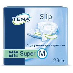 Подгузники для взрослых Tena слип супер 30 шт.