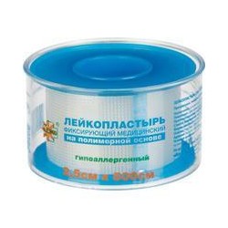 Лейкопластырь фиксирующий Leiko на прозрачной полимерной основе р. 2.5смх500см 1 шт.