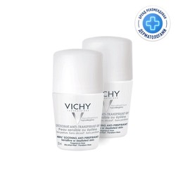 Дезодорант Vichy для чувствительной кожи 48 часов шариковый 2 шт. 50 мл
