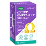 Супер Омега 3-6-9, капсулы 1.2 г 45 шт БАД к пище Анти-эйдж