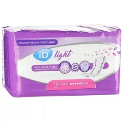 Прокладки урологические для взрослых ID Light Макси 14 шт.