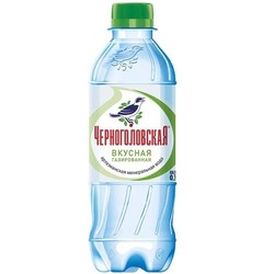 Вода питьевая Черноголовская артезианская газированная 0.33 л