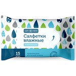 Салфетки влажные, ComForte (КомФорте) 15 шт освежающие