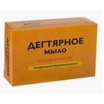 Мыло косметическое, 100 г дегтярное ординарное в индивид. упак.