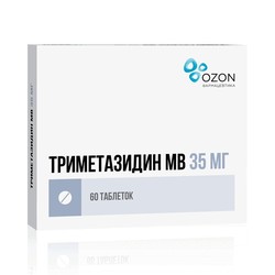 Триметазидин МВ табл. с пролонг. высвоб. п/о пленочной 35 мг 60 шт.