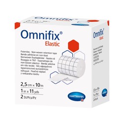 Лейкопластырь гипоаллергенный Omnifix эластик из нетканого материала р. 2.5смх10м 1 шт.