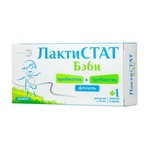 Лактистат бэби пробиотик+пребиотик+фенхель, капсулы 600 мг 30 шт