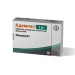 Адемпас, таблетки покрытые пленочной оболочкой 1 мг 42 шт