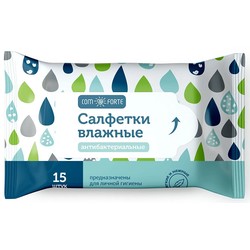 Салфетки влажные антибактериальные ComForte 15 шт.