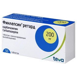 Финлепсин ретард табл. пролонг. 200 мг 50 шт.