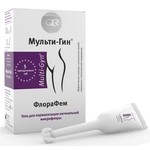 Мульти-Гин ФлораФем, Multi-Gyn гель 5 мл 5 шт для нормализации вагинальной микрофлоры