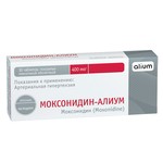 Моксонидин-Алиум, таблетки покрытые пленочной оболочкой 400 мкг 30 шт
