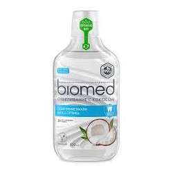 Ополаскиватель для полости рта Biomed комплексный натуральный отбеливание с кокосом 500 мл