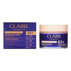 Крем для лица Claire Cosmetic Коллаген Актив про дневной 65+ ультралифтинг 50 мл