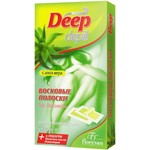 Восковые полоски для депиляции, Deep depil (Дип депил) 20 шт для нормальной кожи с алоэ вера Формула 485