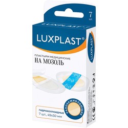 Лейкопластырь Luxplast от влажных мозолей гидроколлоидный средний 7 шт.