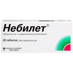 Небилет, таблетки 5 мг 28 шт