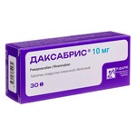 Даксабрис, таблетки покрытые оболочкой пленочной 10 мг 30 шт