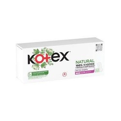 Прокладки женские ежедневные Kotex нейчерал нормал плюс экстра защита 100% хлопок 18 шт.
