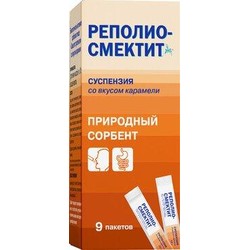 Реполио Смектит БАД природный сорбент 9 шт. сусп. 10 г со вкусом карамели