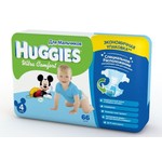 Подгузники для мальчиков, Huggies (Хаггис) 8-14 кг р. 4 66 шт ультра комфорт макси мега