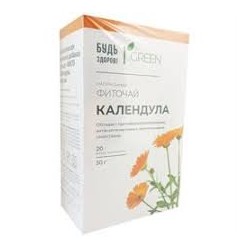 Фиточай Будь здоров! Календула Грин 20 шт. 1.5 г