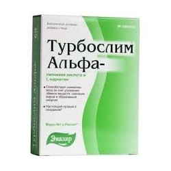 Турбослим альфа-липоевая кислота и L-карнитин 60 шт. табл. 0.55 г
