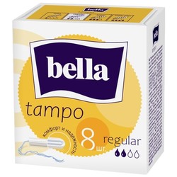 Тампоны Bella премиум комфорт регуляр изи твист без аппликатора 8 шт.