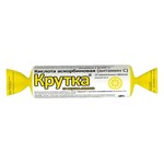 Аскорбиновая кислота, таблетки 25 мг 10 шт крутка лимон