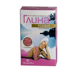 Глина косметическая 100 г розовая