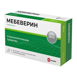 Мебеверин Велфарм капс. с пролонг. высвоб. 200 мг 30 шт.