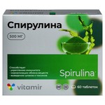 Спирулина, Витамир таблетки 500 мг 60 шт