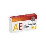 АЕ витамины форте, капсулы 350 мг 30 шт