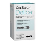 Ланцет стерильный, OneTouch (УанТач) 100 шт Делика