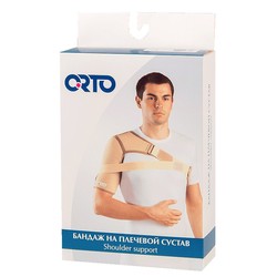 Бандаж на плечевой сустав Orto из аэропрена и материала кулмакс на левую руку р. S