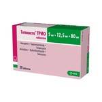 Телмиста Трио, таблетки 5 мг+12.5 мг+80 мг 28 шт