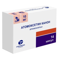 Атомоксетин Канон капс. 10 мг 14 шт.