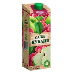 Сок Сады Кубани 1 л виноград-яблоко